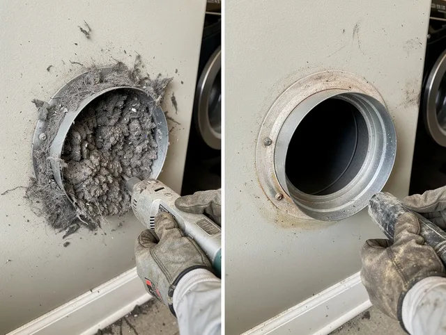 Professional clogged vent cleaning by Lancaster Dryer Vent Cleaning in Lancaster