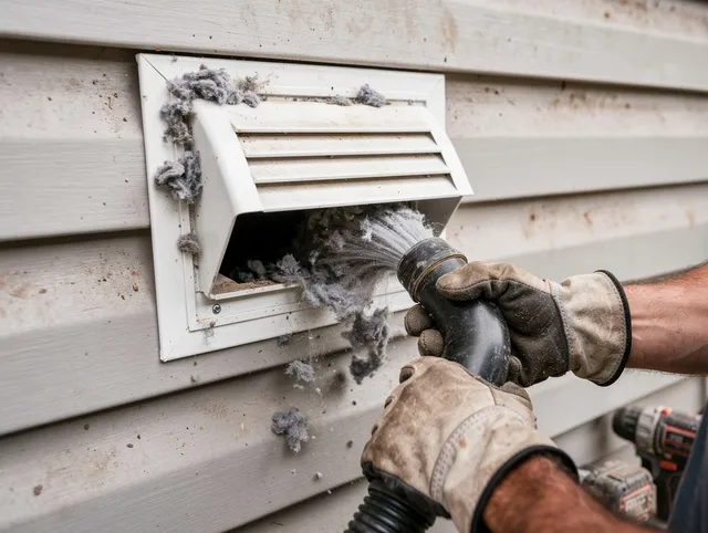 Professional dryer vent cleaning by Lancaster Dryer Vent Cleaning in Lancaster