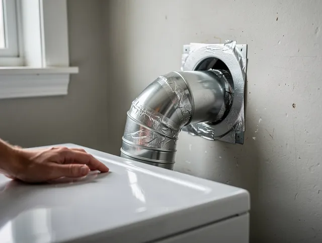 Lancaster Dryer Vent Cleaning expert performing professional dryer vent repair and installation in Lancaster
